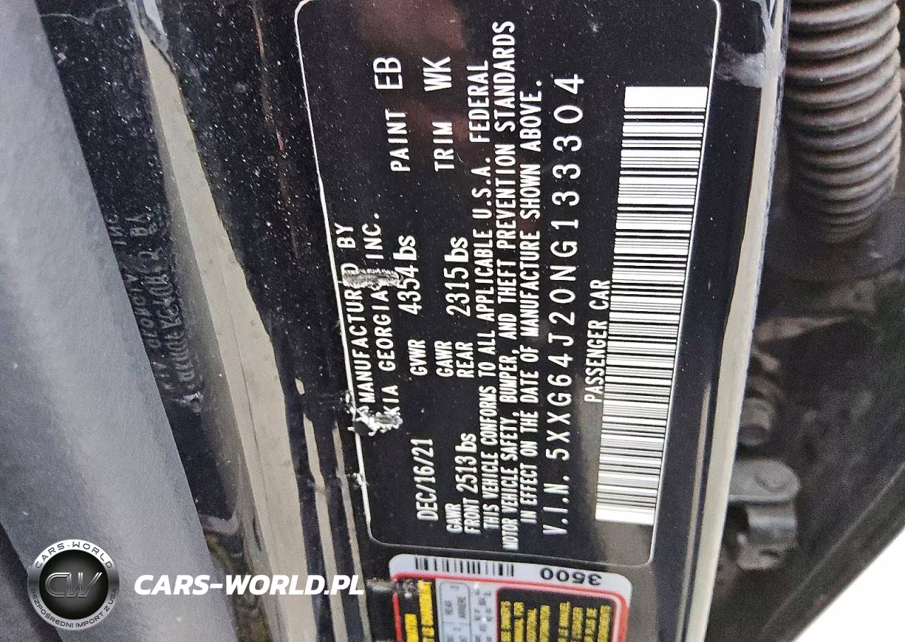 2022 Kia K5 Gt Line VIN:5XXG64J20NG133304 - 12