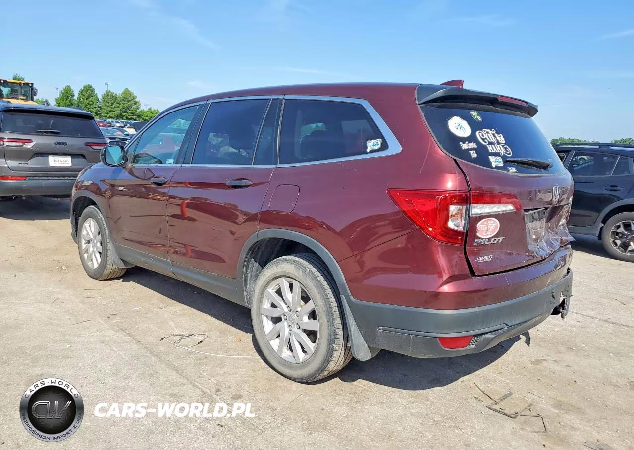 2019 Honda Pilot Lx VIN:5FNYF6H17KB051159 - 2