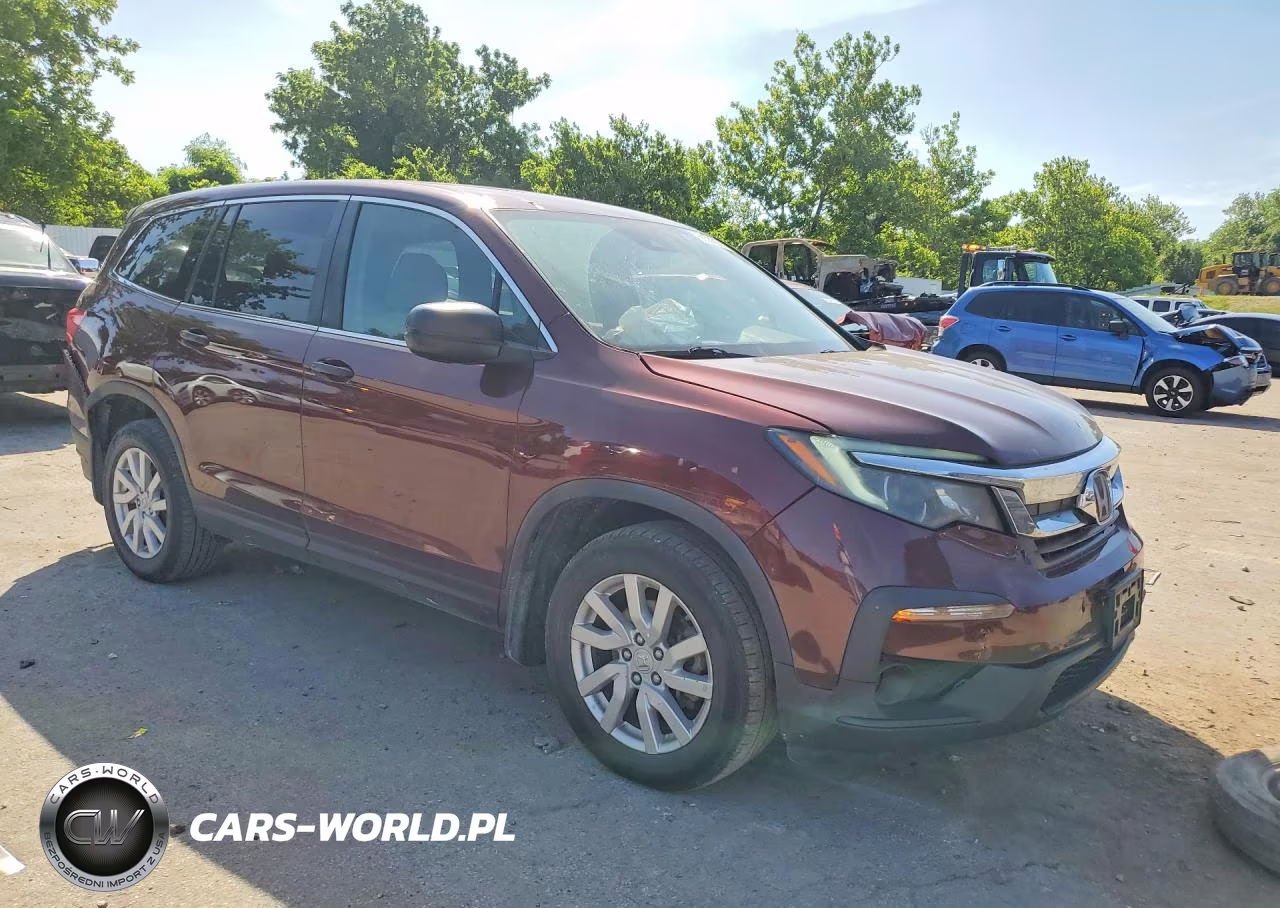 2019 Honda Pilot Lx VIN:5FNYF6H17KB051159 - 4