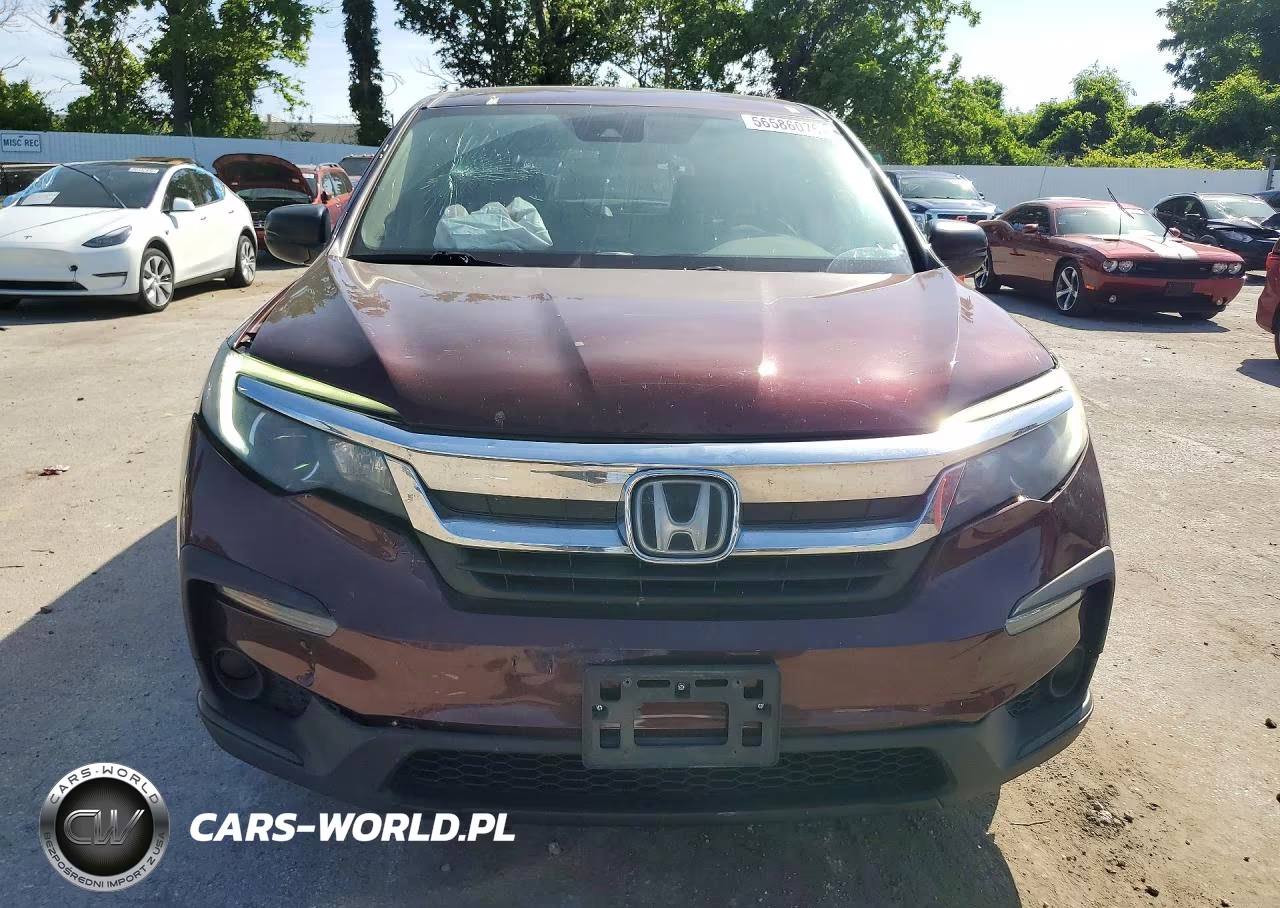 2019 Honda Pilot Lx VIN:5FNYF6H17KB051159 - 5