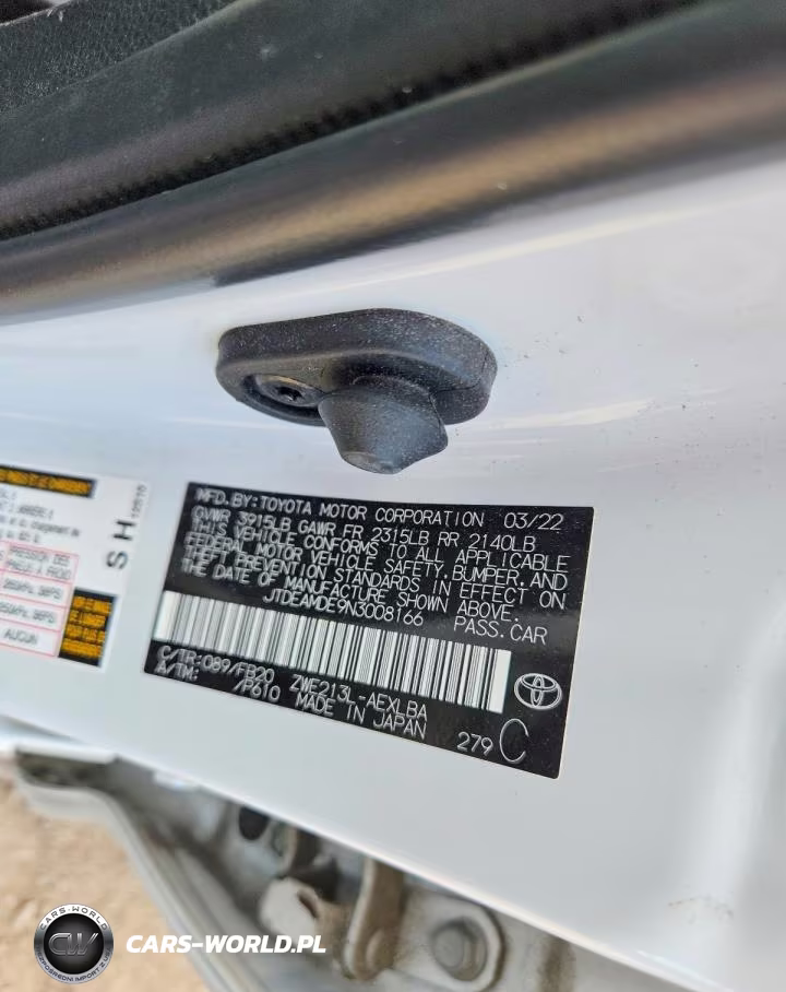 2022 Toyota Corolla Le VIN:JTDEAMDE9N3008166 - 12