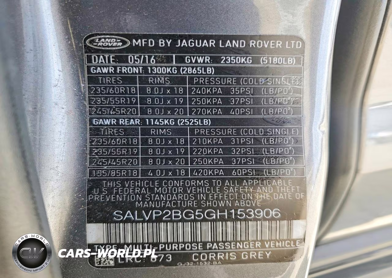 2016 Land Rover Range Rover Evoque Se VIN:SALVP2BG5GH153906 - 13
