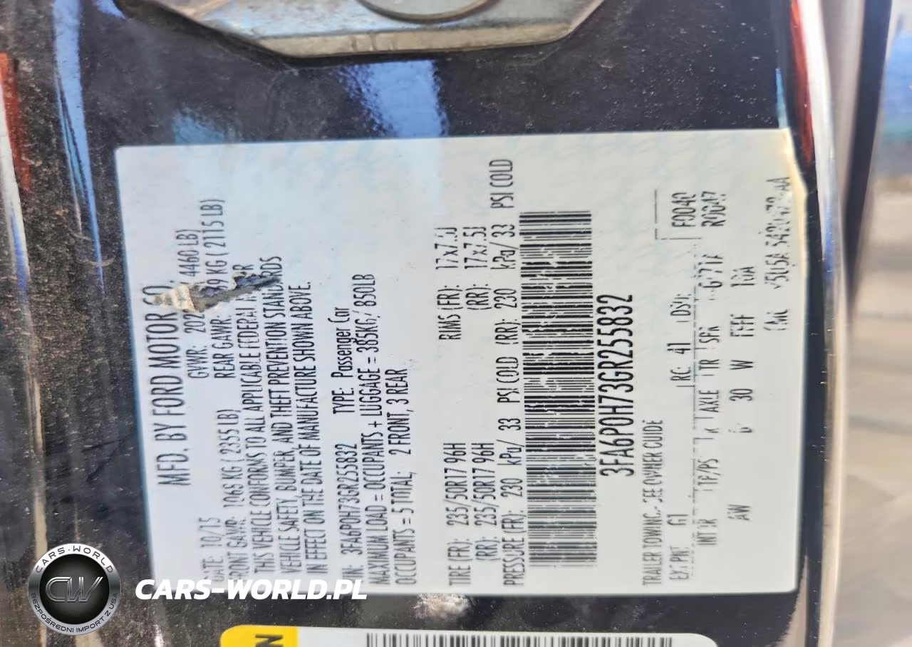 2016 Ford Fusion Se VIN:3FA6P0H73GR255832 - 12