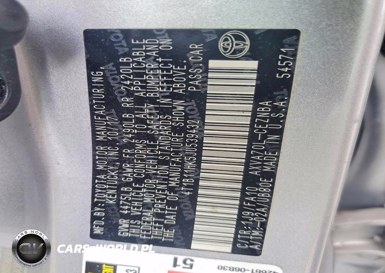 2018 Toyota Camry Le VIN:4T1B11HK5JU539432 - 12