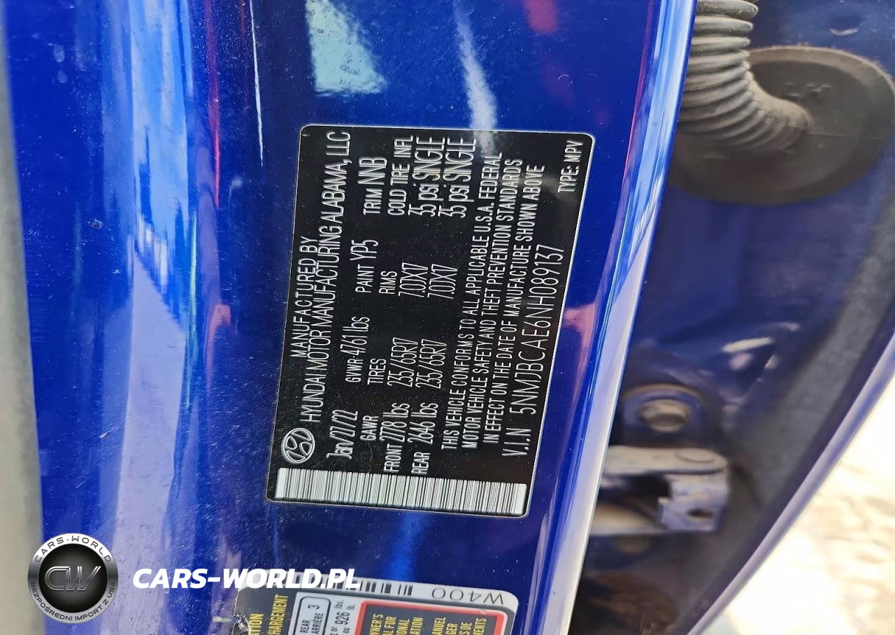 2022 Hyundai Tucson Sel VIN:5NMJBCAE6NH089137 - 13