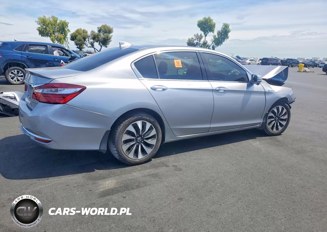 2017 Honda Accord Hybrid Exl VIN:JHMCR6F54HC025050 - 3