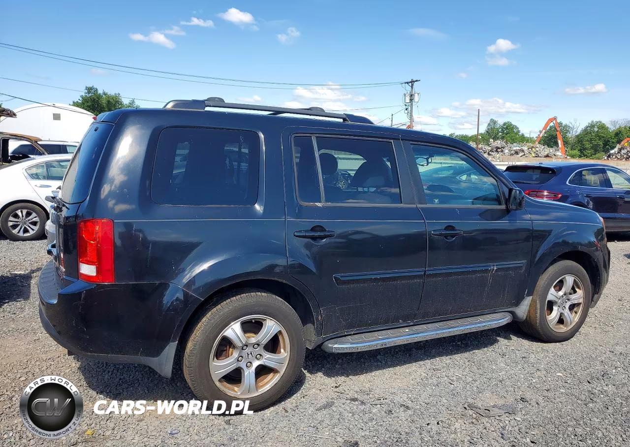 2012 Honda Pilot Ex-L VIN:5FNYF4H79CB040528 - 3