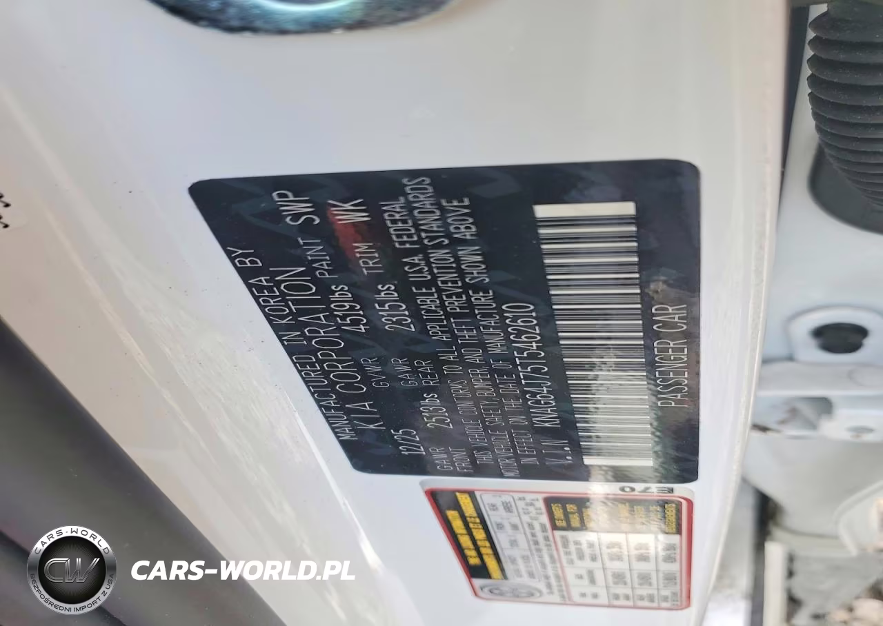 2026 Kia K5 Gt Line VIN:KNAG64J75T5462610 - 12