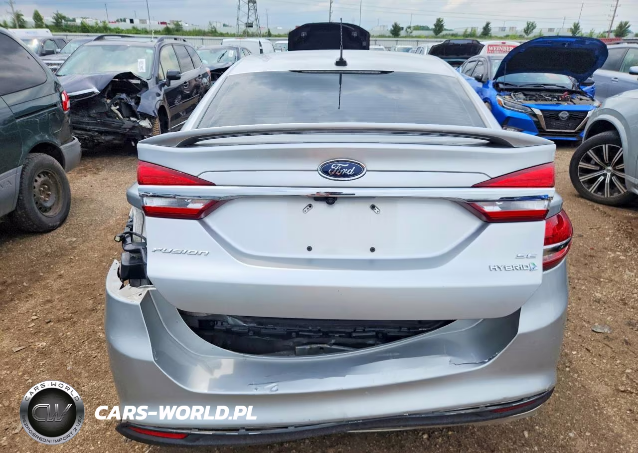 2018 Ford Fusion Se Hybrid VIN:3FA6P0LU2JR219361 - 6