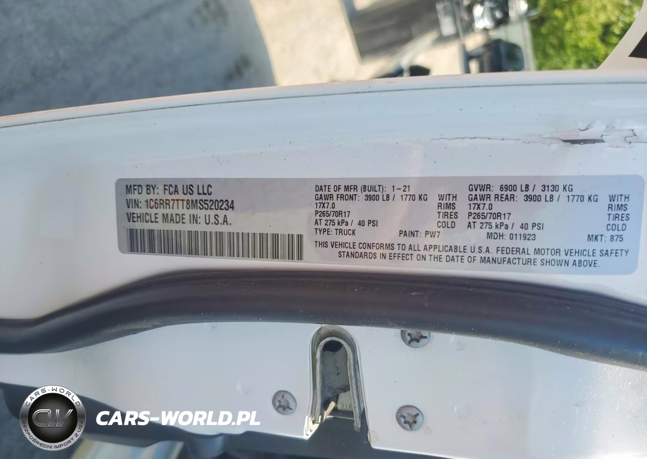 2021 Ram 1500 Classic Slt VIN:1C6RR7TT8MS520234 - 13