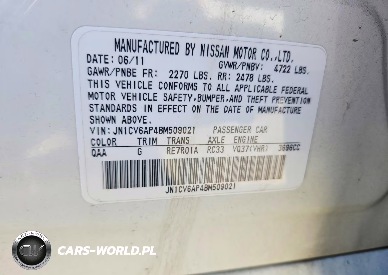 2011 Infiniti G37 Sedan Journey VIN:JN1CV6AP4BM509021 - 13