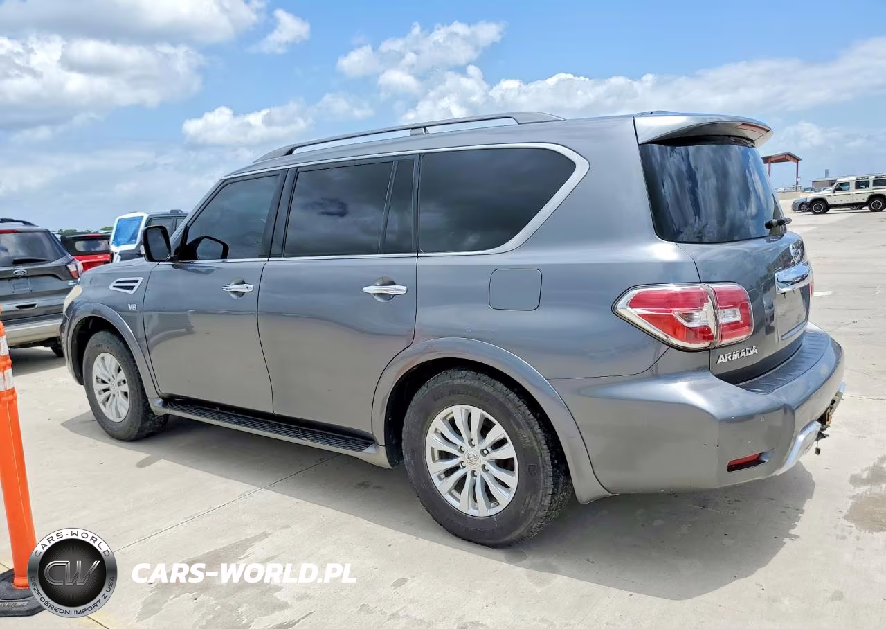 2017 Nissan Armada Sv VIN:JN8AY2NC7H9508196 - 2