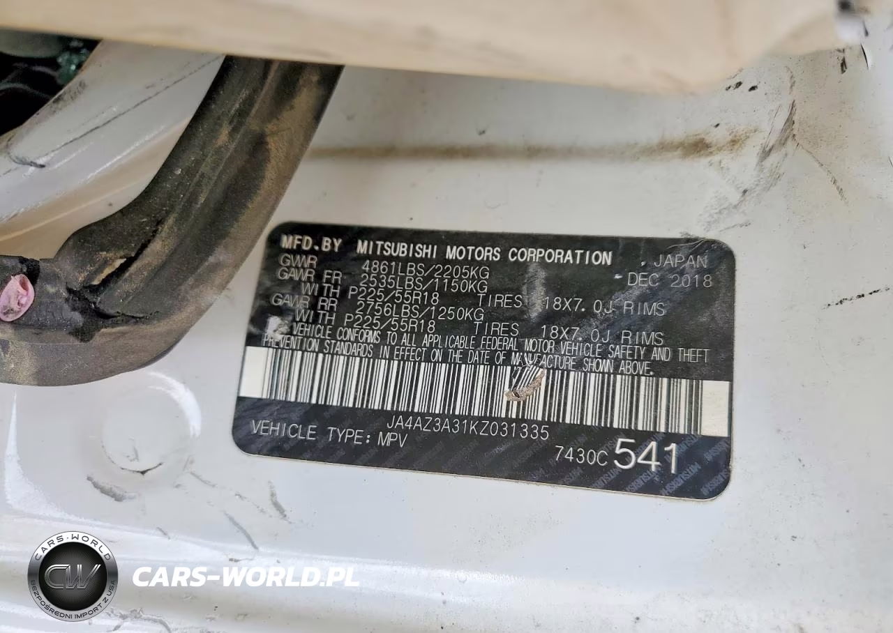 2019 Mitsubishi Outlander Se VIN:JA4AZ3A31KZ031V1N - 13