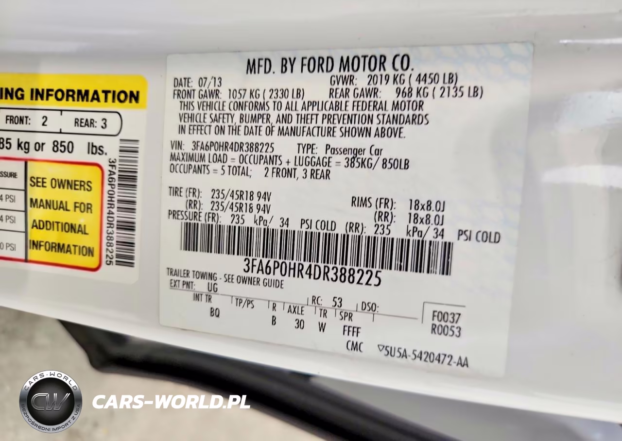 2013 Ford Fusion Se VIN:3FA6P0HR4DR388225 - 13
