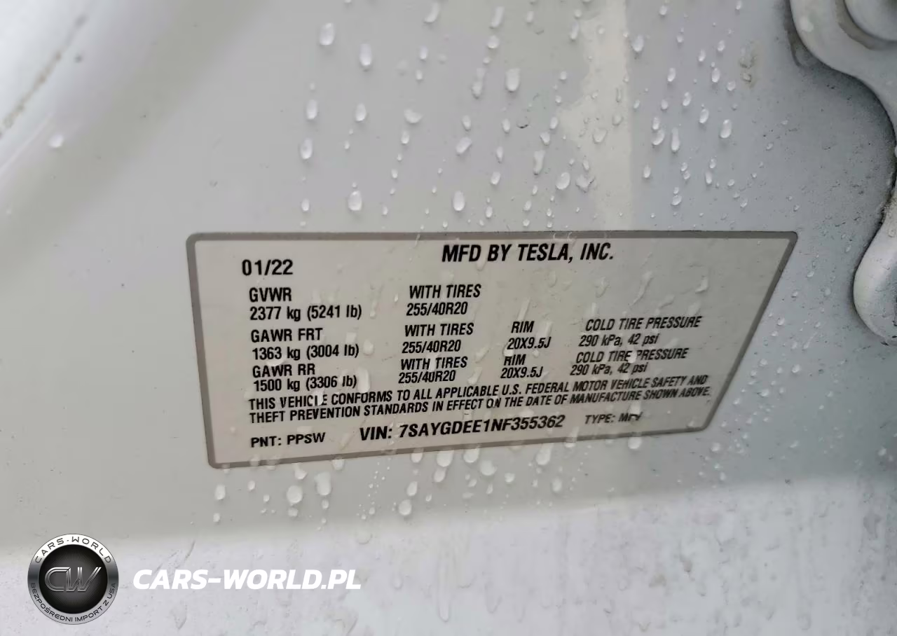 2022 Tesla Model Y VIN:7SAYGDEE1NF355362 - 13