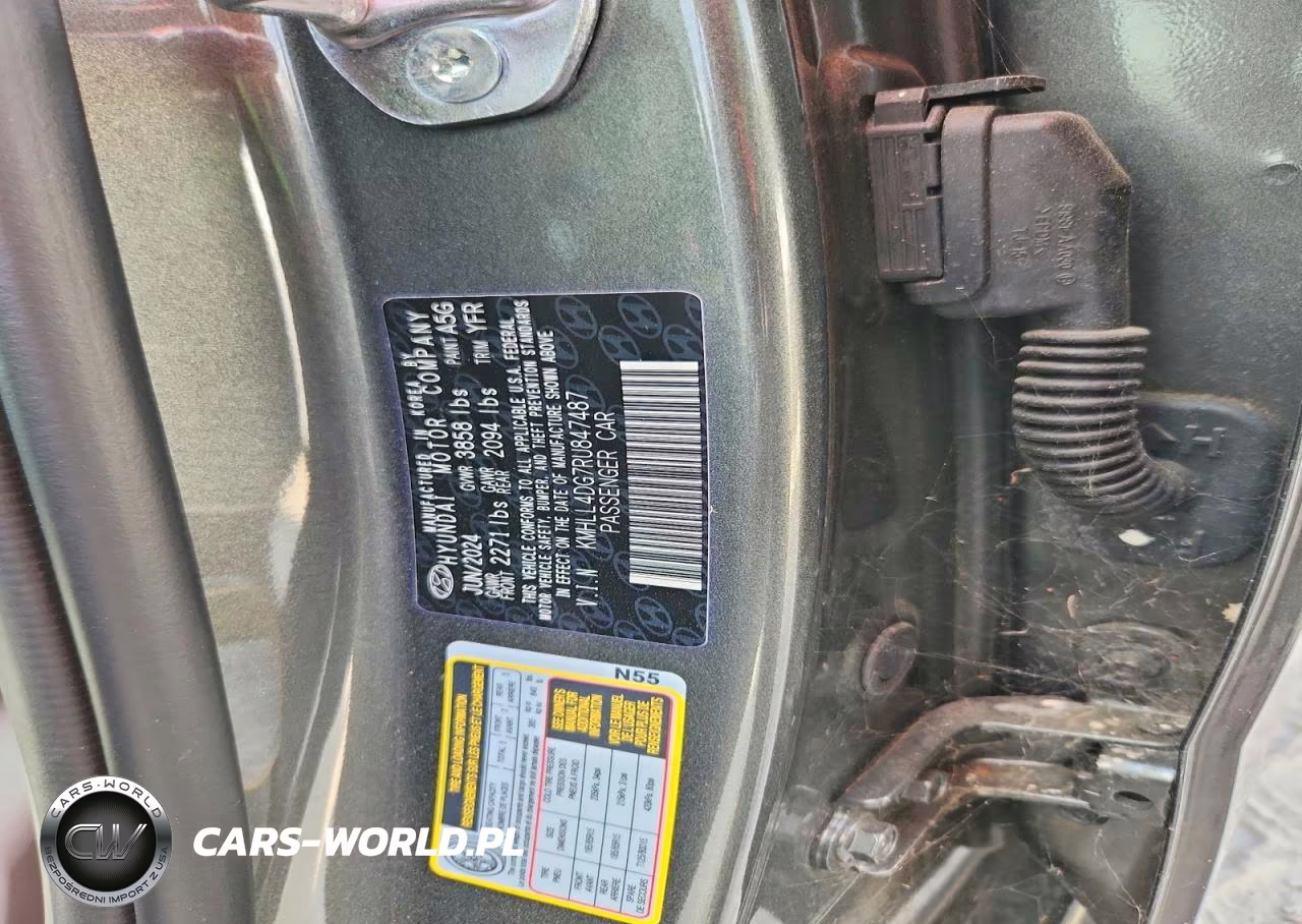 2024 Hyundai Elantra Se VIN:KMHLL4DG7RU847487 - 12