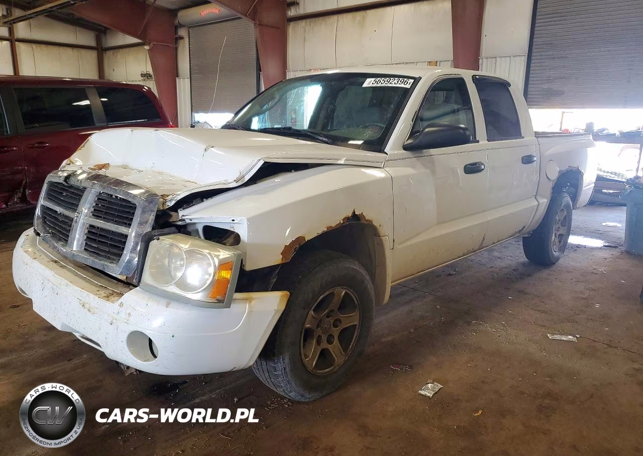 2007 Dodge Dakota Quad Slt VIN:1D7HW48K87S118400 - 1