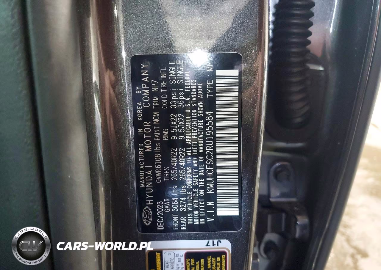 2024 Genesis Gv80 3.5T VIN:KMUHCESC2RU195584 - 14