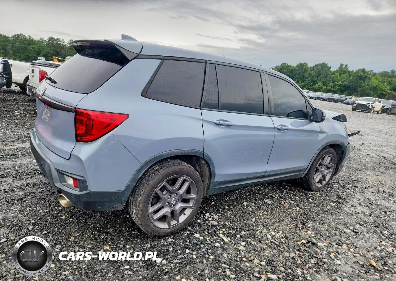 2022 Honda Passport Exl VIN:5FNYF7H55NB000028 - 3