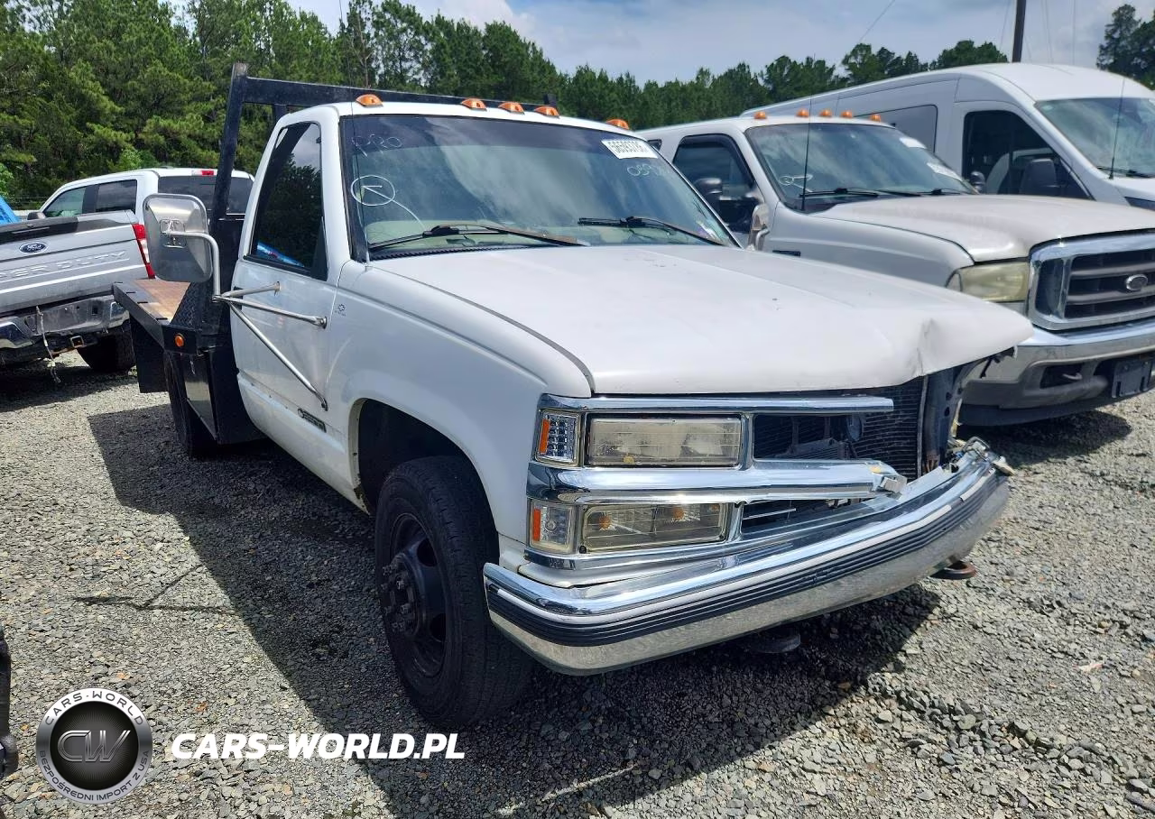 1999 Chevrolet Gmt-400 Flatbed Truck VIN:1GBJC34RXXF059218 - 4