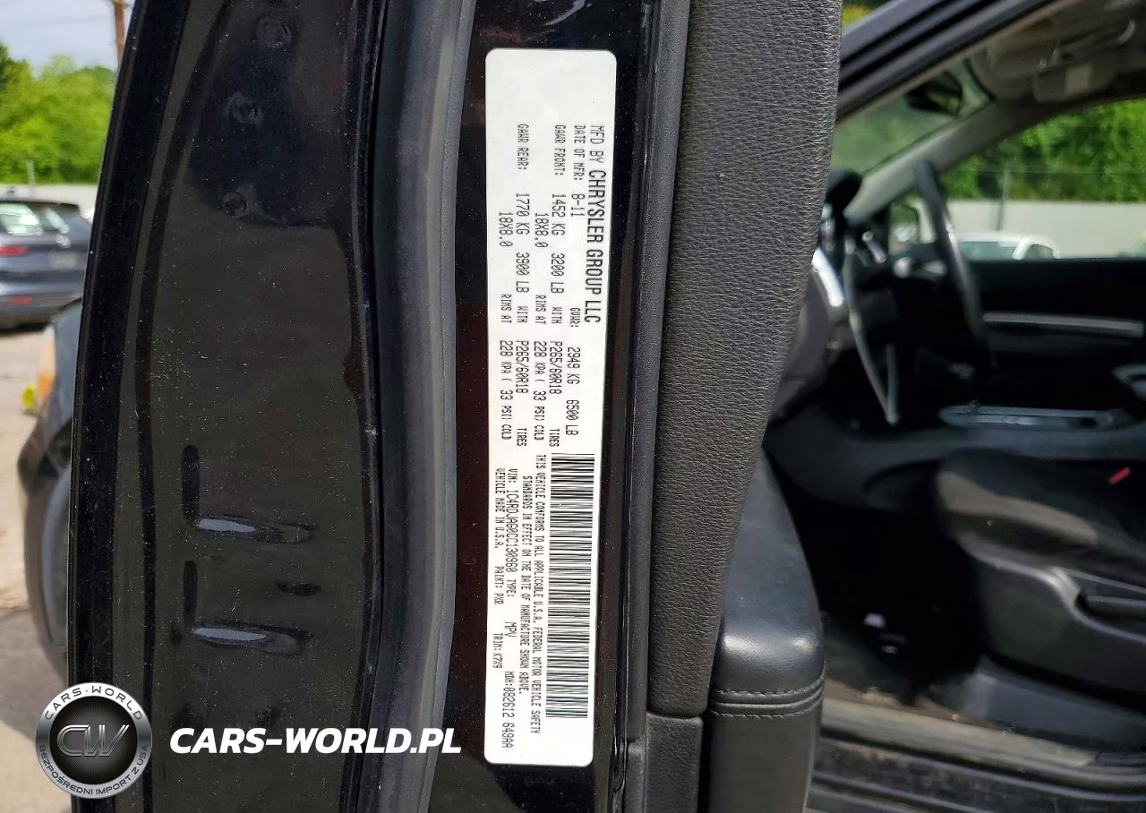 2012 Dodge Durango Sxt VIN:1C4RDJAG0CC130960 - 13