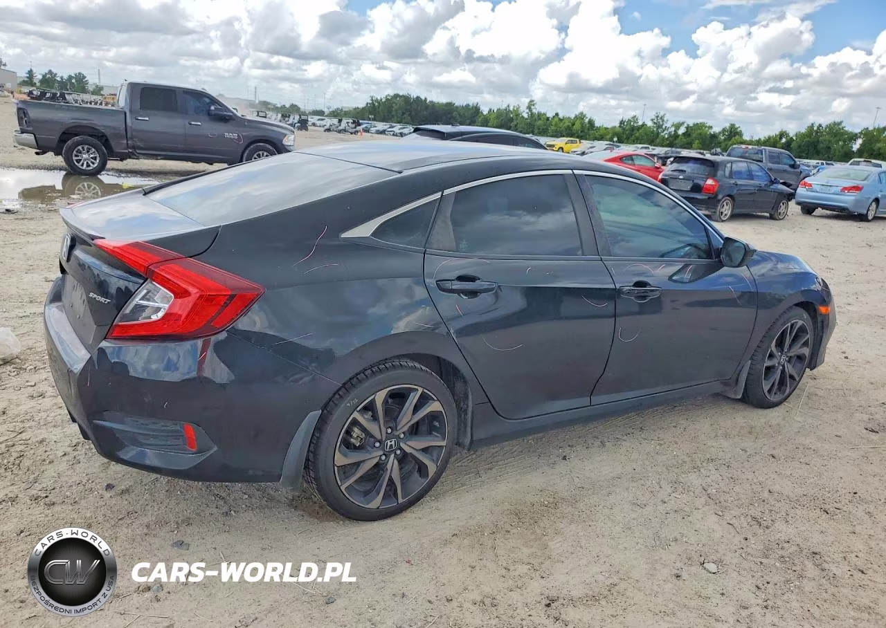 2021 Honda Civic Sport VIN:19XFC2F81ME002735 - 3