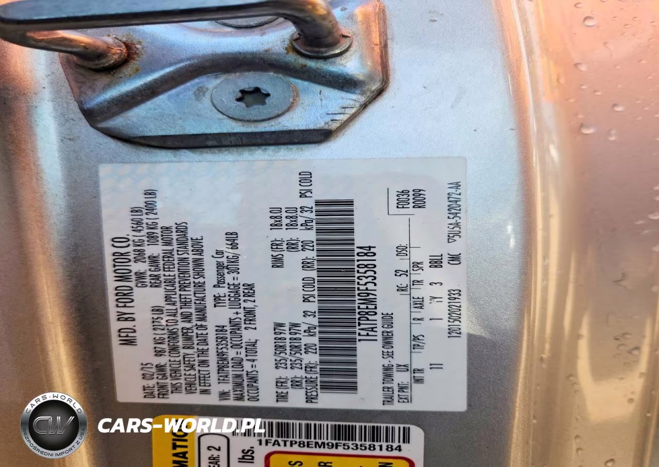 2015 Ford Mustang VIN:1FATP8EM9F5358184 - 12