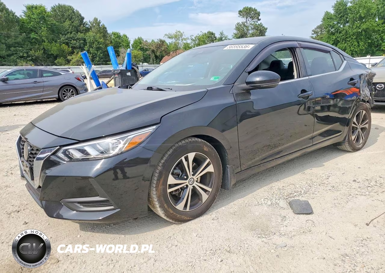 2020 Nissan Sentra Sv VIN:3N1AB8CVXLY216052 - 1