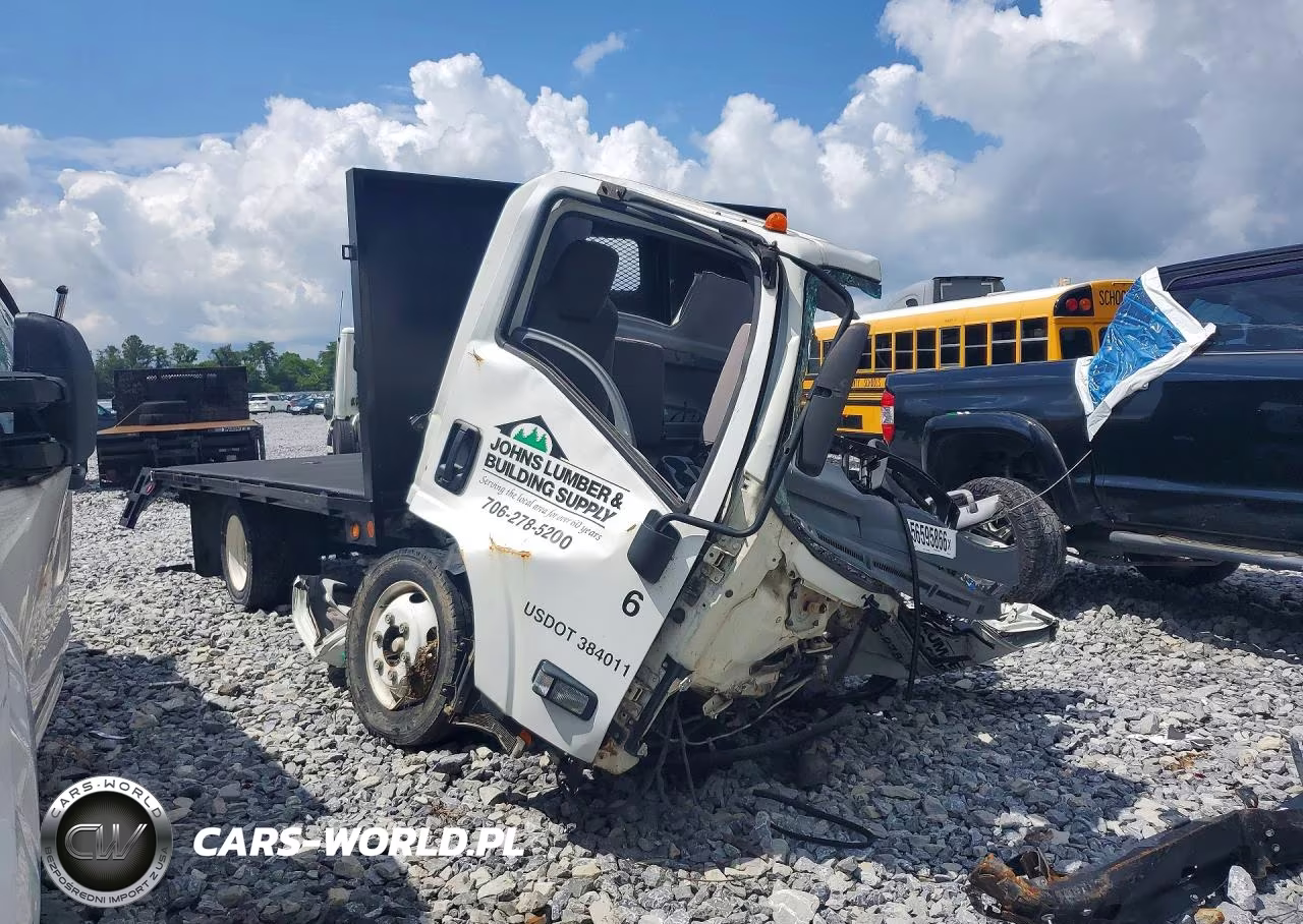 2019 Isuzu Npr Hd Flatbed Truck VIN:54DC4W1B4KS803742 - 4