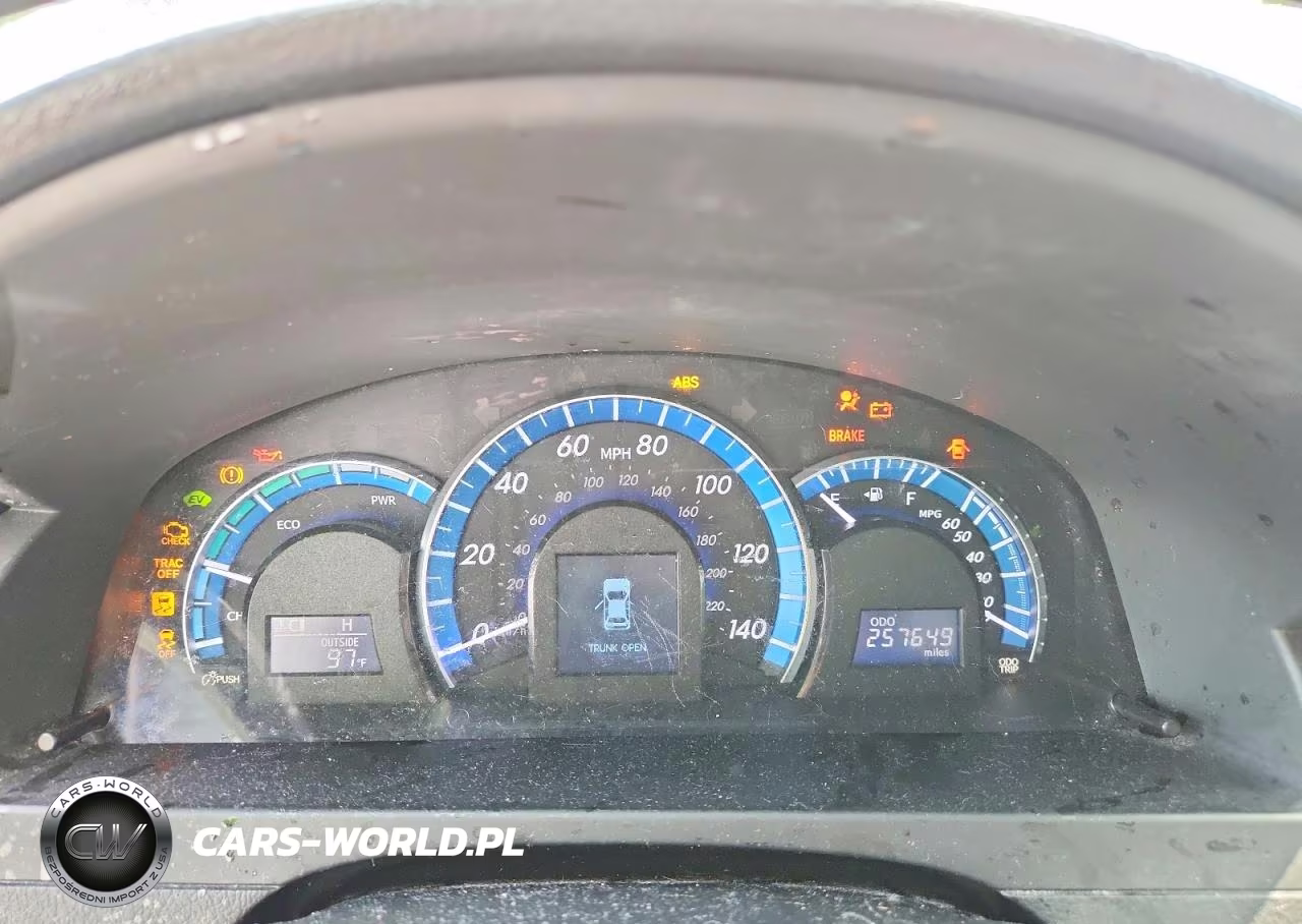 2012 Toyota Camry Hybrid Xle VIN:4T1BD1FKXCU050974 - 9