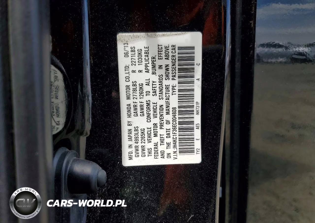 2014 Acura Rlx VIN:JH4KC1F36EC004808 - 12