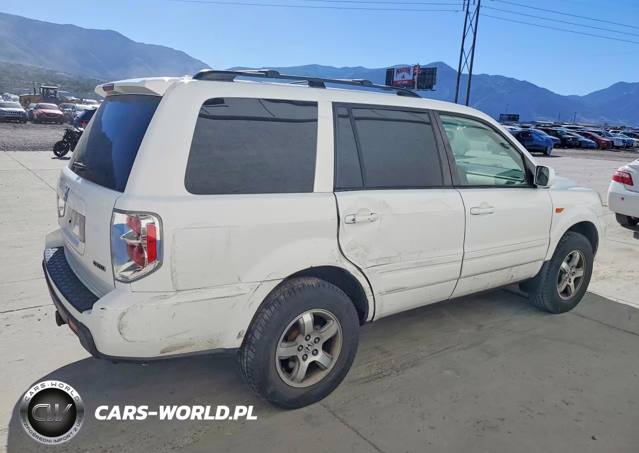 2008 Honda Pilot Exl VIN:5FNYF18778B056426 - 3