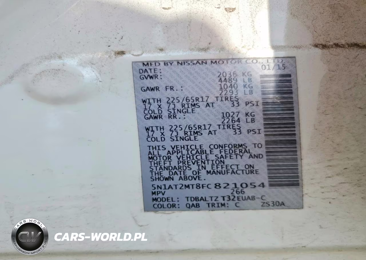 2015 Nissan Rogue S VIN:5N1AT2MT8FC821054 - 13
