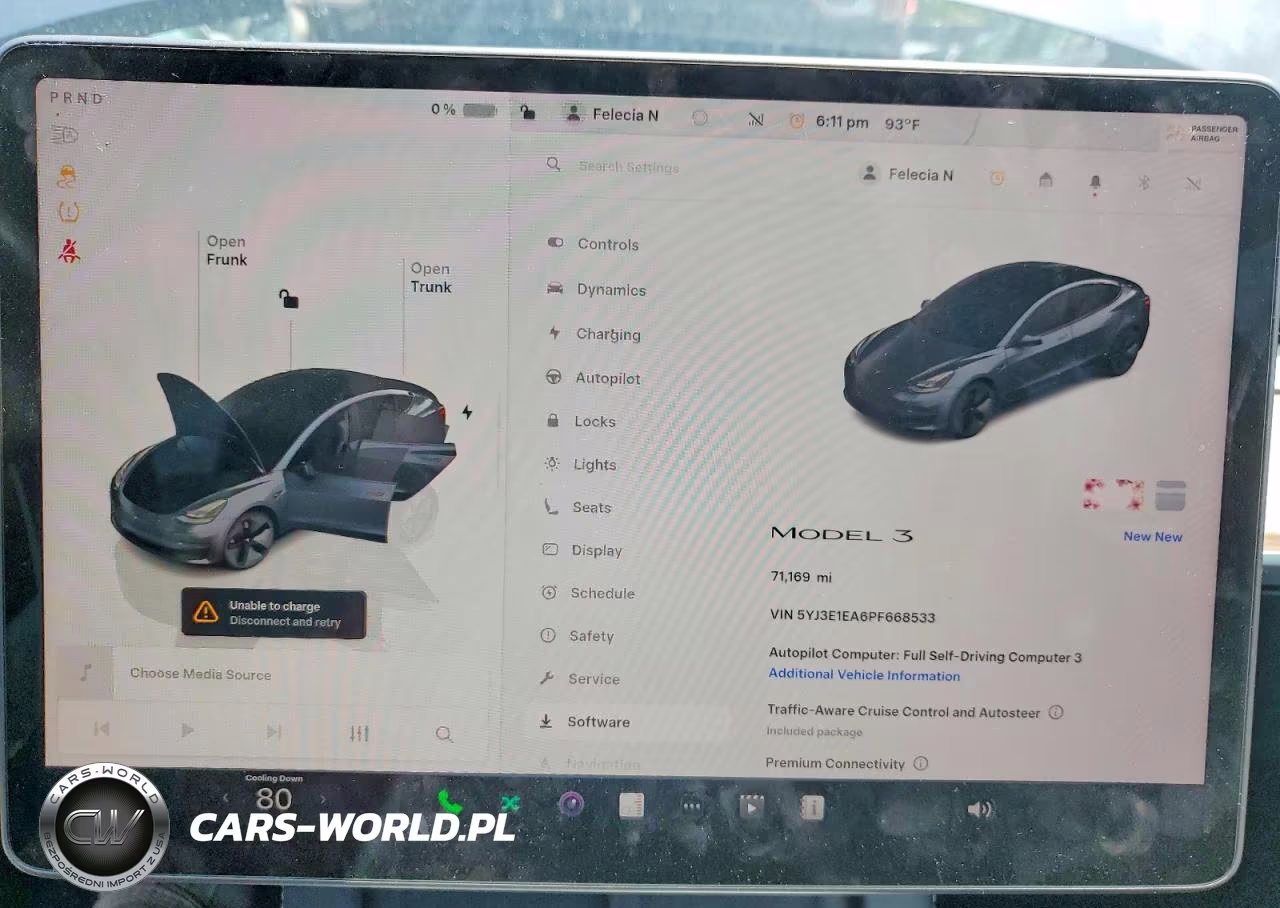 2023 Tesla Model 3 VIN:5YJ3E1EA6PF668533 - 9
