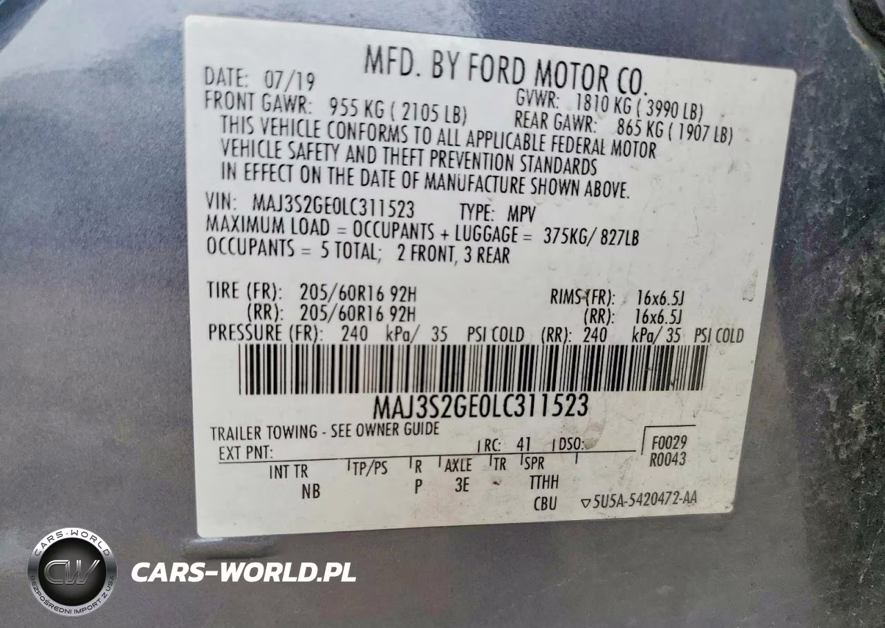 2020 Ford Ecosport Se VIN:MAJ3S2GE0LC311523 - 13