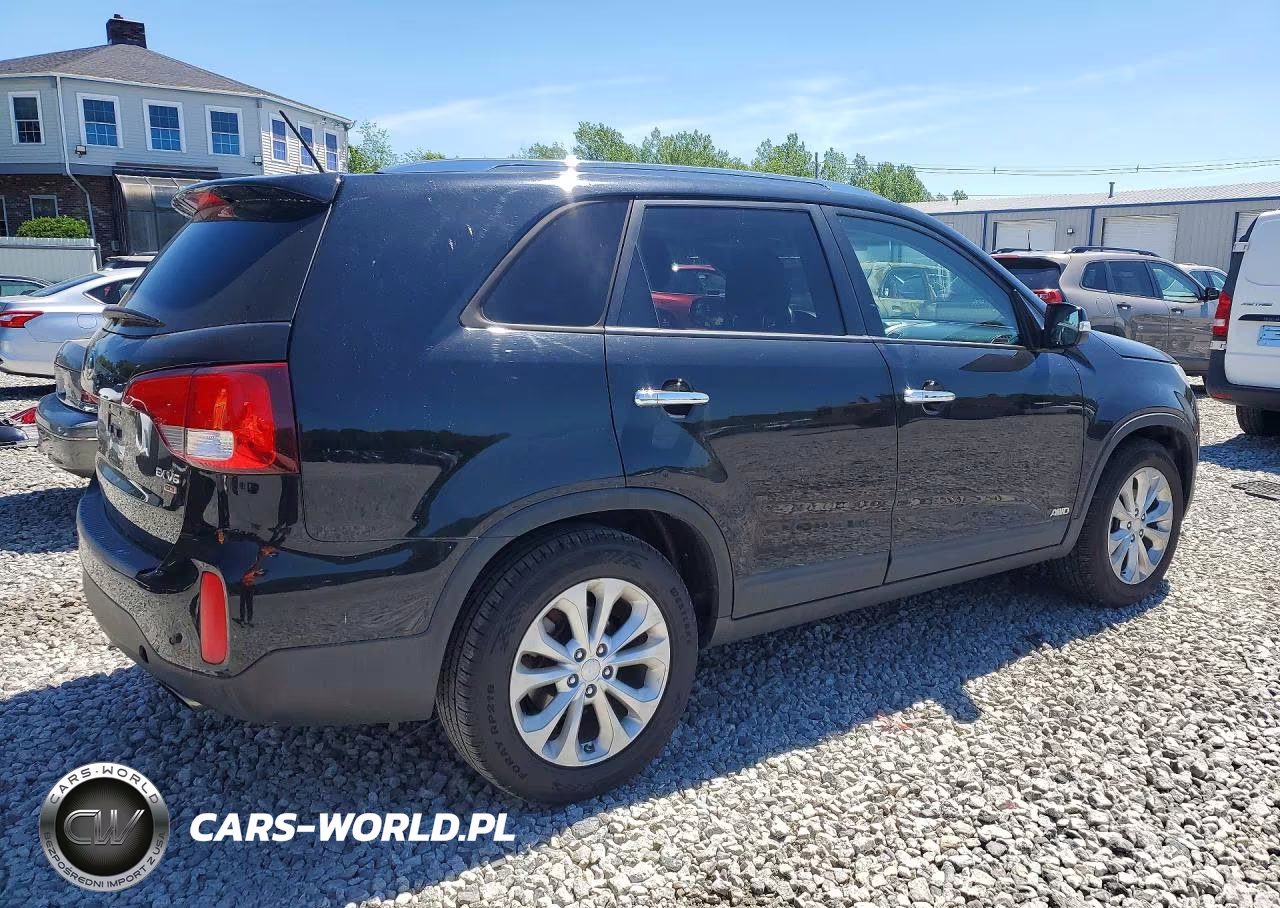 2014 Kia Sorento Ex VIN:5XYKUDA71EG498209 - 3