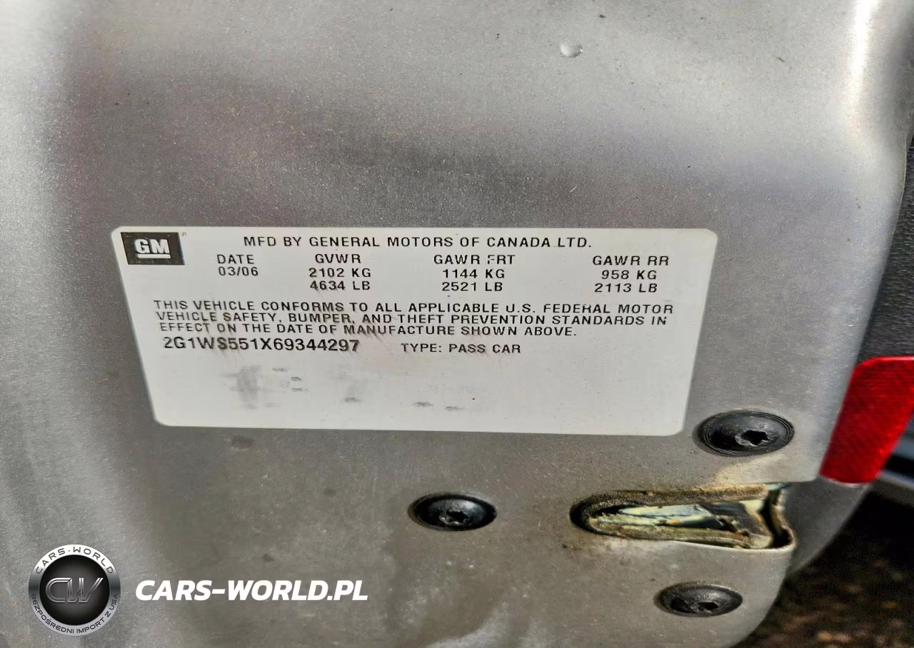 2006 Chevrolet Impala VIN:2G1WS551X69344297 - 12