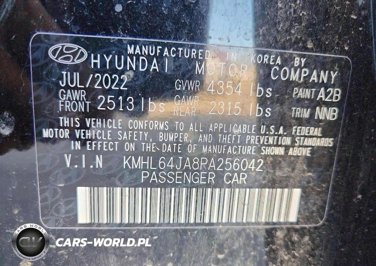 2023 Hyundai Sonata Sel VIN:KMHL64JA8PA256042 - 13