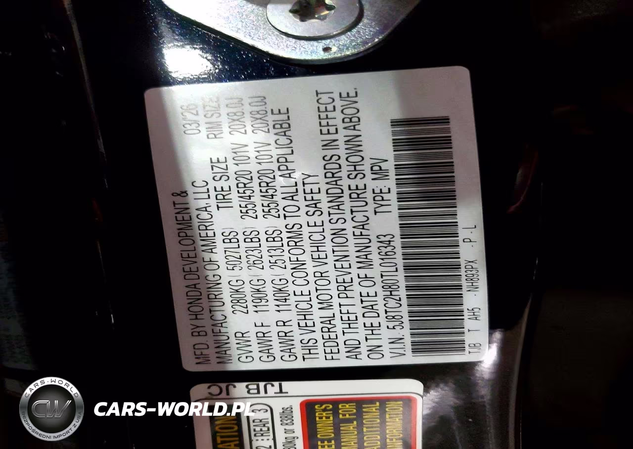 2026 Acura Rdx A-Spec Advance VIN:5J8TC2H80TL016343 - 12