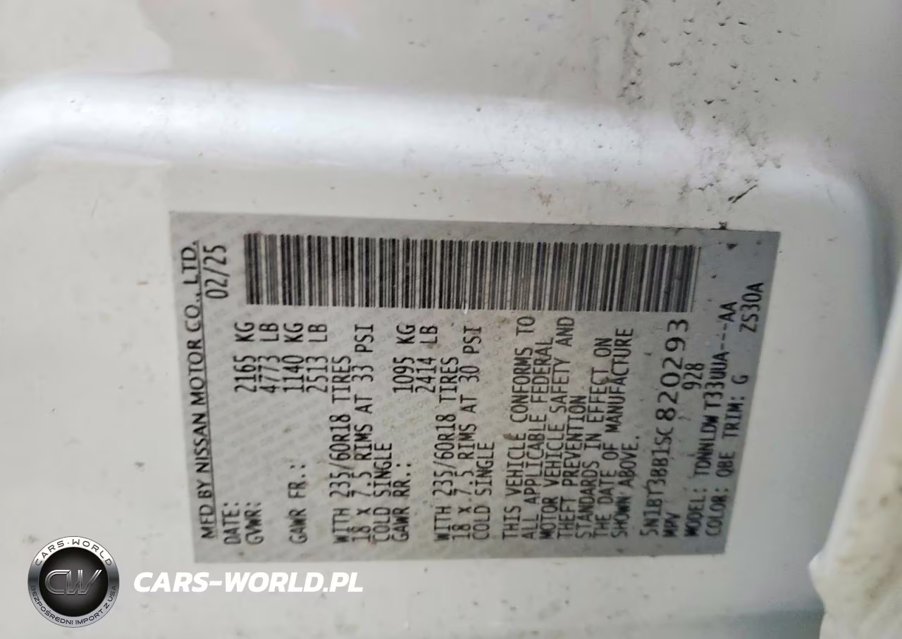 2025 Nissan Rogue Sv VIN:5N1BT3BB1SC820293 - 13