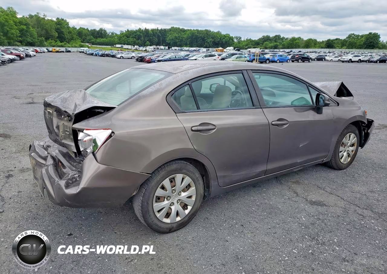 2012 Honda Civic Lx VIN:2HGFB2F50CH560251 - 3