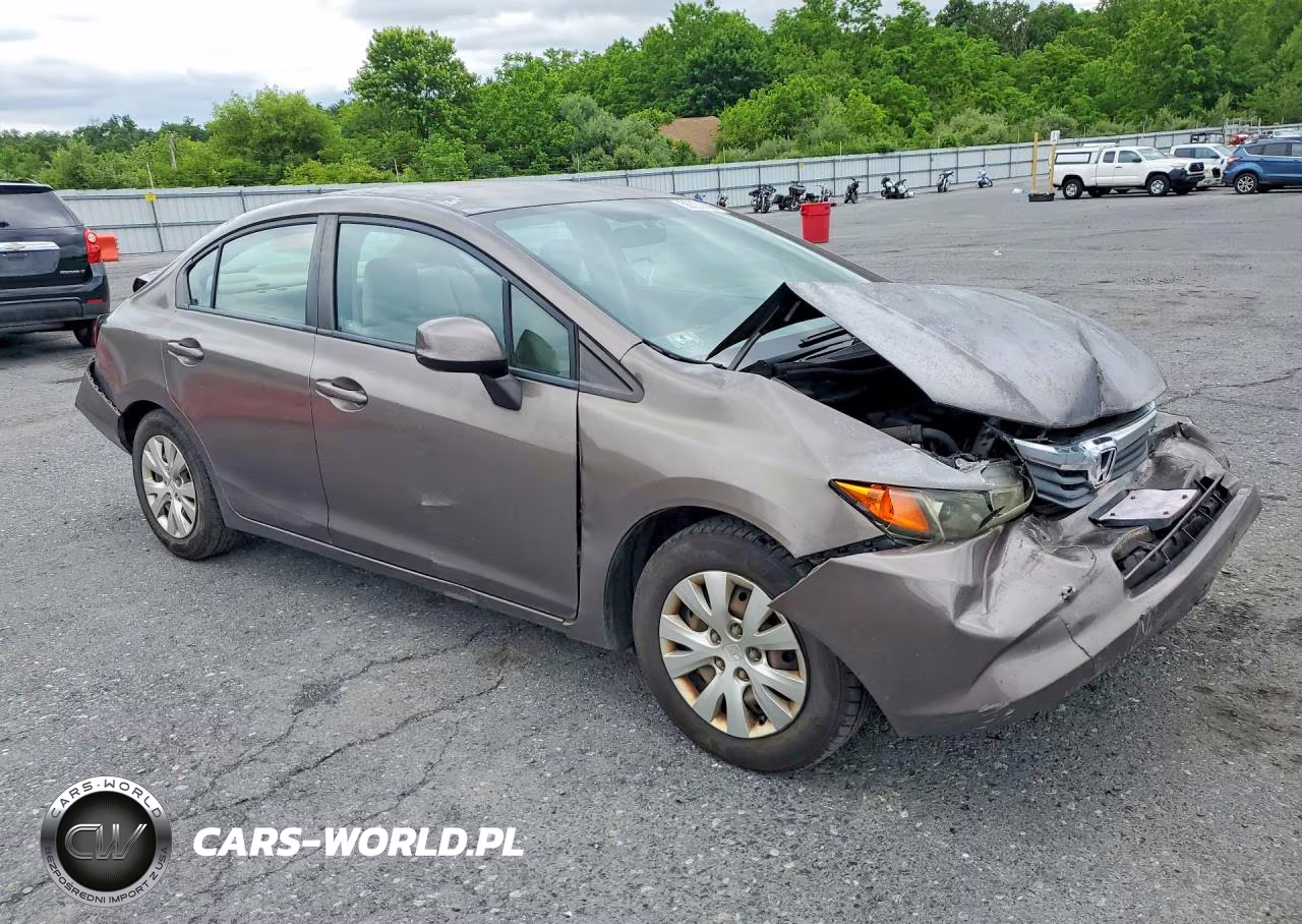 2012 Honda Civic Lx VIN:2HGFB2F50CH560251 - 4