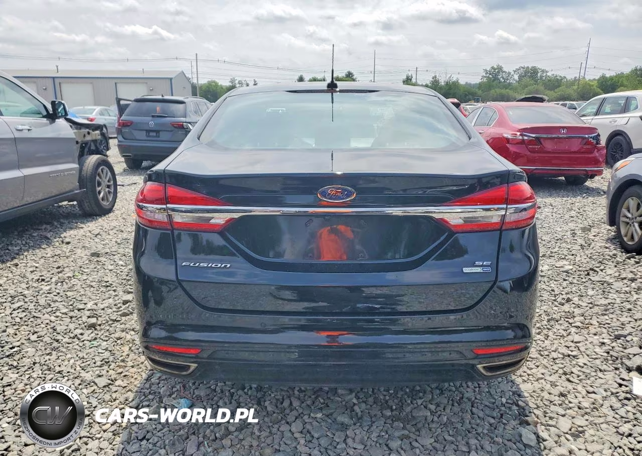 2017 Ford Fusion Se VIN:3FA6P0T98HR101658 - 6