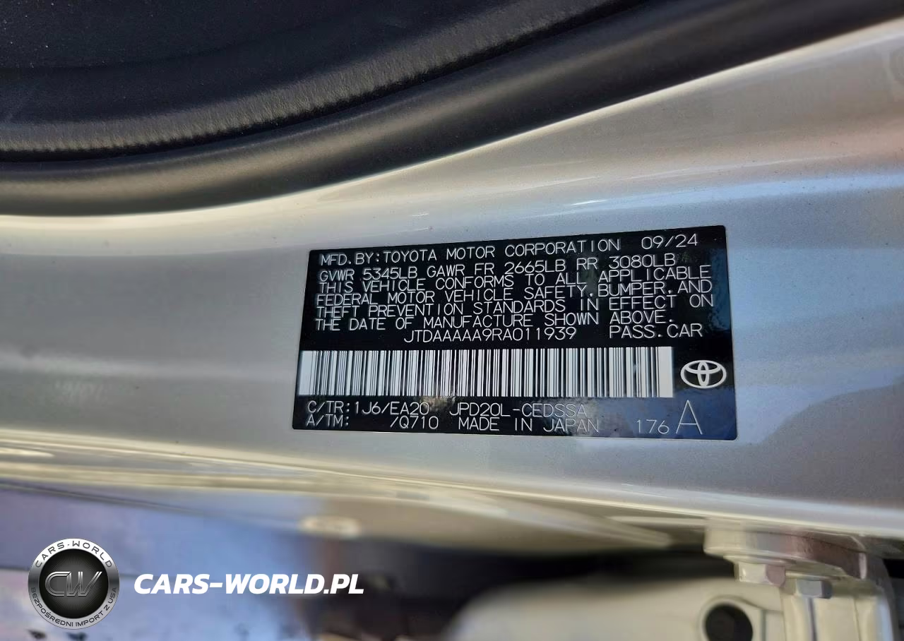 2024 Toyota Mirai Xle VIN:JTDAAAAA9RA011939 - 12