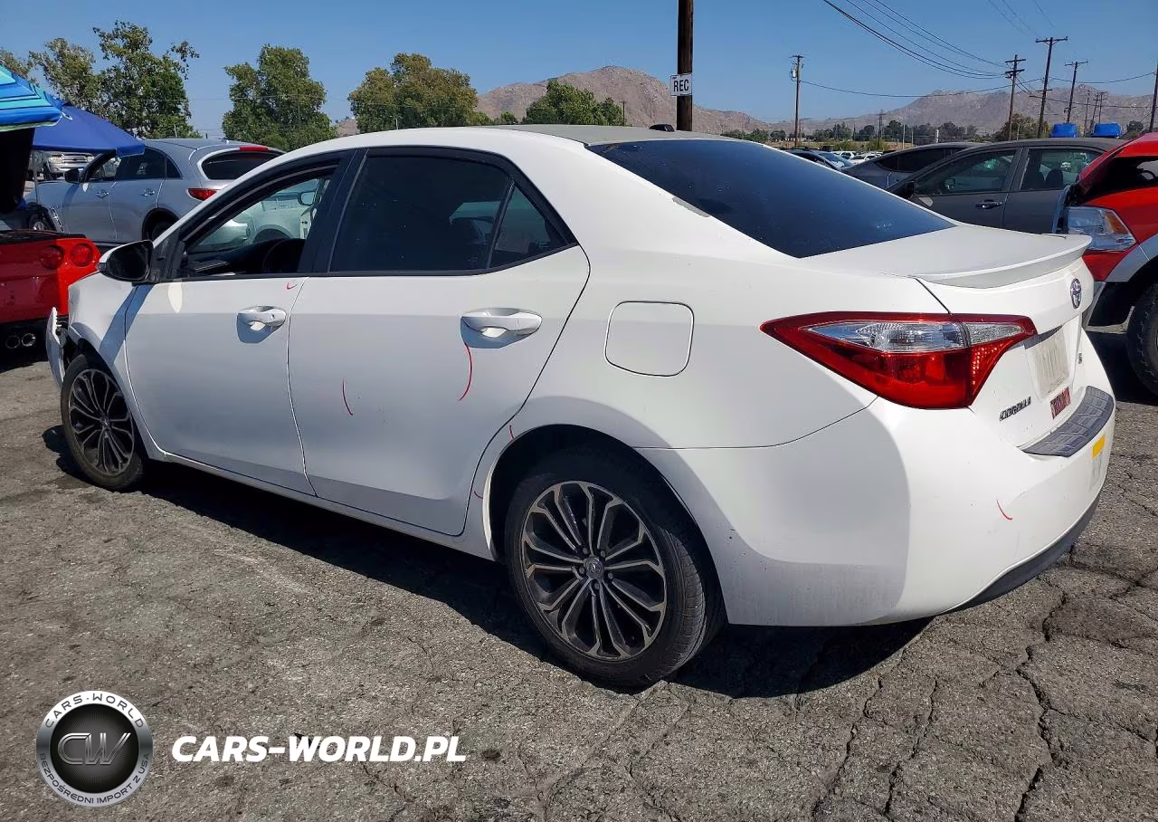 2014 Toyota Corolla S Plus VIN:5YFBURHE2EP175168 - 2