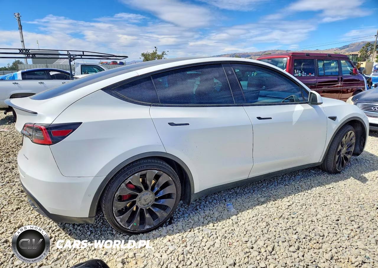 2022 Tesla Model Y VIN:7SAYGDEF9NF411282 - 3