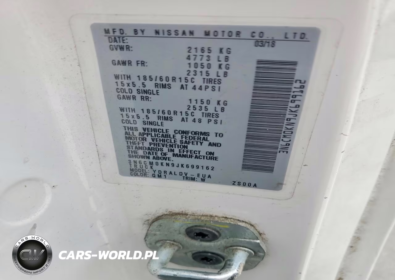 2018 Nissan Nv200 Delivery Van VIN:3N6CM0KN9JK699162 - 12