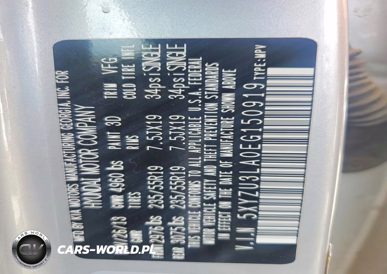 2014 Hyundai Santa Fe Sport 2.0T VIN:5XYZU3LA0EG150919 - 13
