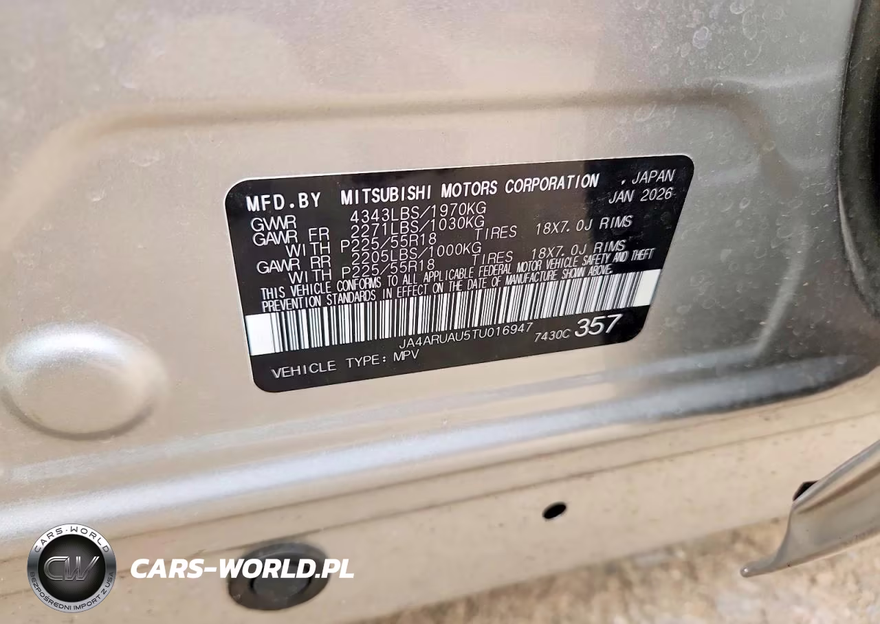 2026 Mitsubishi Outlander Sport S VIN:JA4ARUAU5TU016947 - 13