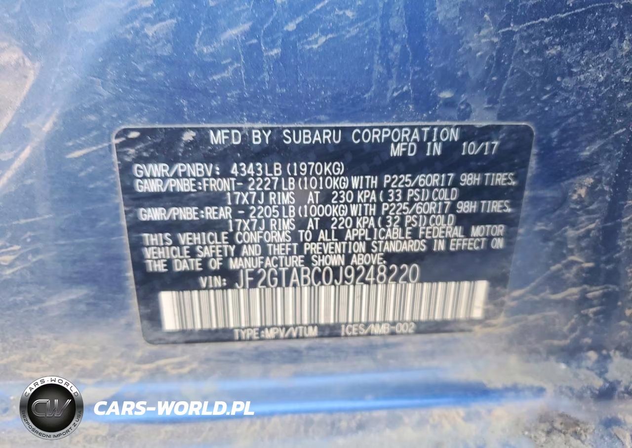 2018 Subaru Crosstrek Premium VIN:JF2GTABC0J9248220 - 12